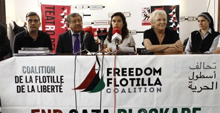 Flotilla de la Libertad III El ejército israelí aborda la Flotilla de la Libertad